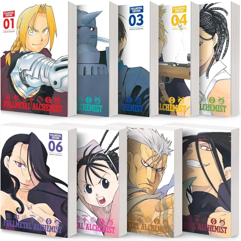 Fullmetal Alchemist: Fullmetal Edition Manga 9-book Set Vol